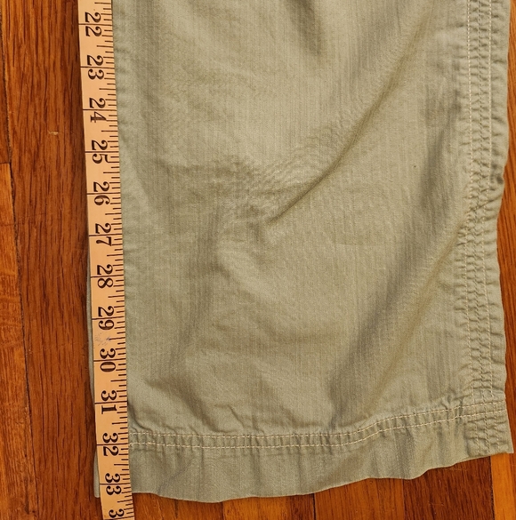 Eddie Bauer Women's Light Blue Turquoise Cargo Pants 100% Cotton Size 18 Tall - Picture 8 of 16